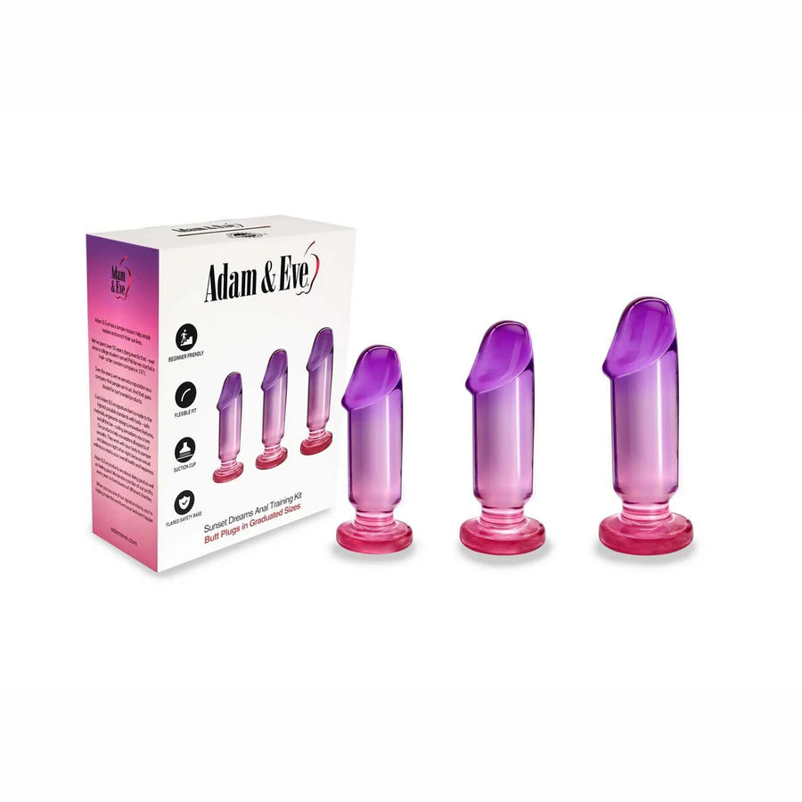 Adam & Eve Sunset Dreams Anal Plug Training Kit Desire Boutique Inc. Adam & Eve Sunset Dreams Anal Plug Training Kit Desire Boutique Inc.