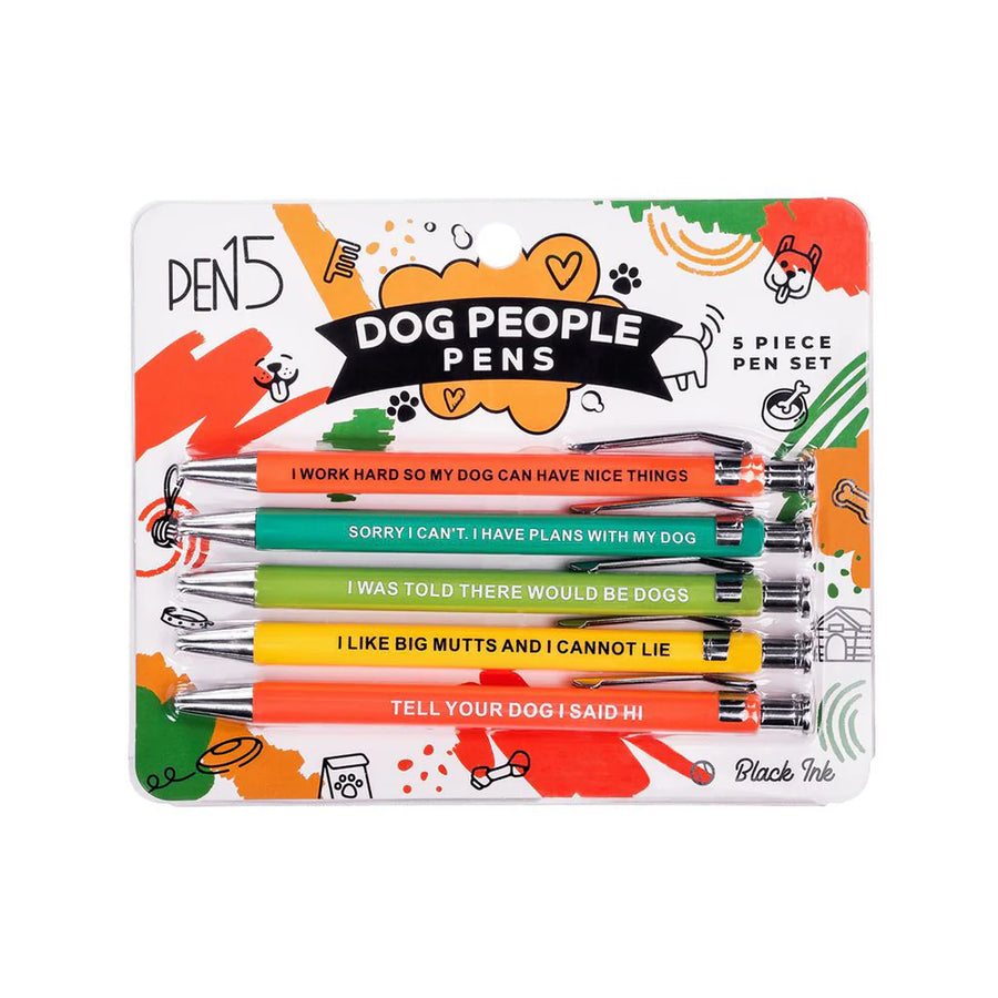 Dog People Pens - 5 pack