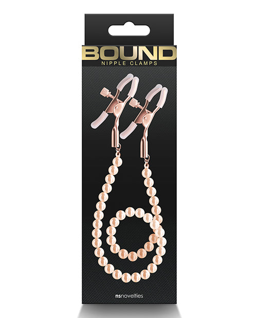 Bound DC1 Nipple Clamps Rose Gold