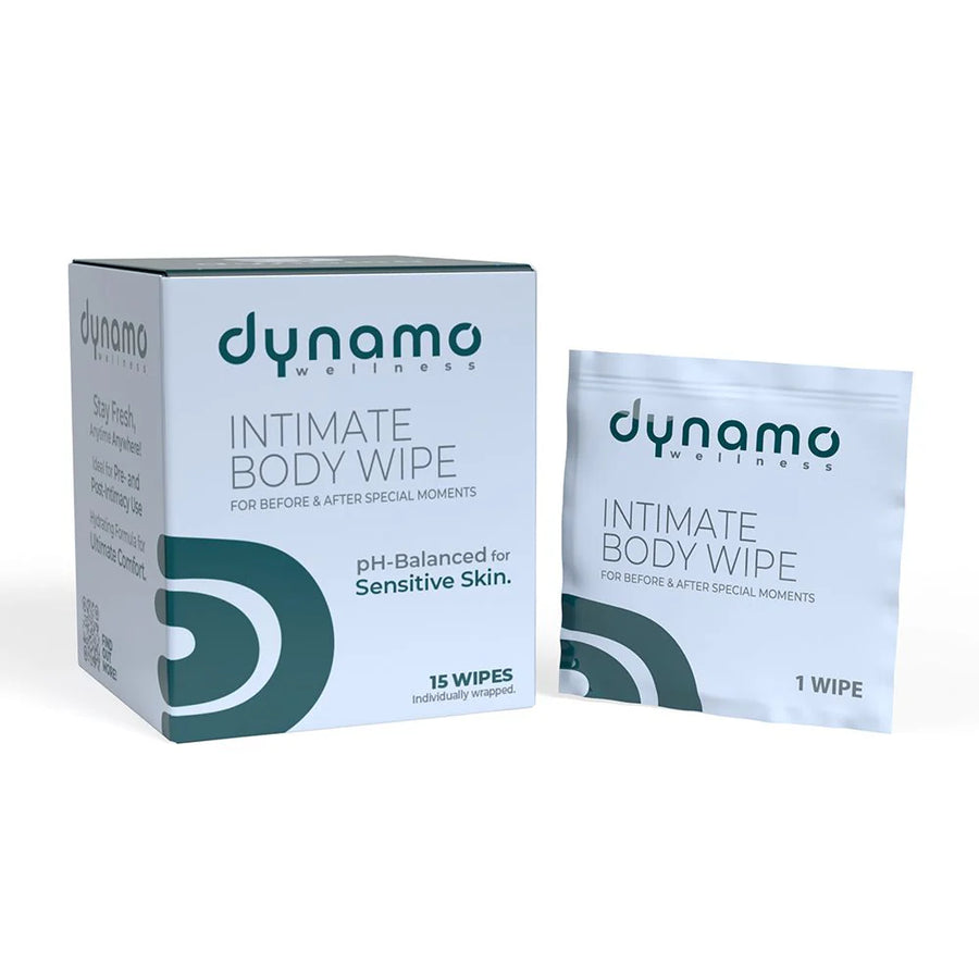 Dynamo Wellness Intimate Body Wipe - 15 Pack