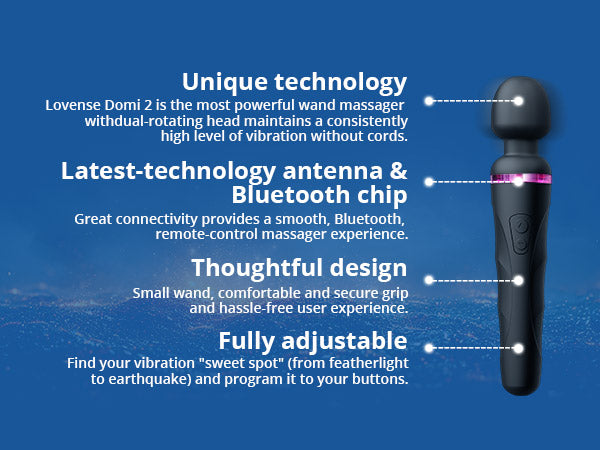 DOMI 2 PROGRAMMABLE WAND - BLACK