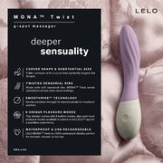 Lelo Mona Twist Aqua G-Spot Vibe