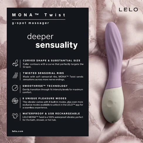 MONA Twist Soft Pink G-Spot Vibe