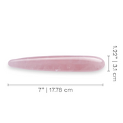 Crystal Slim Wand - Rose Quartz