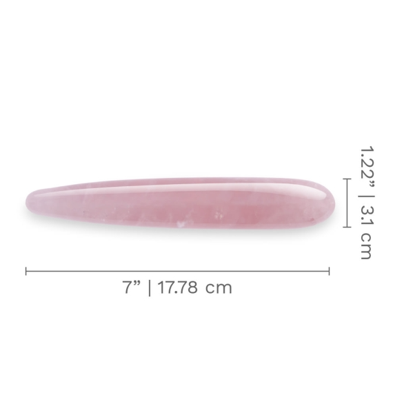 Crystal Slim Wand - Rose Quartz