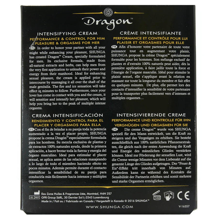 Dragon Virility Cream