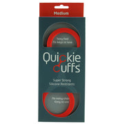 Medium Silicone Quickie Cuffs in Red