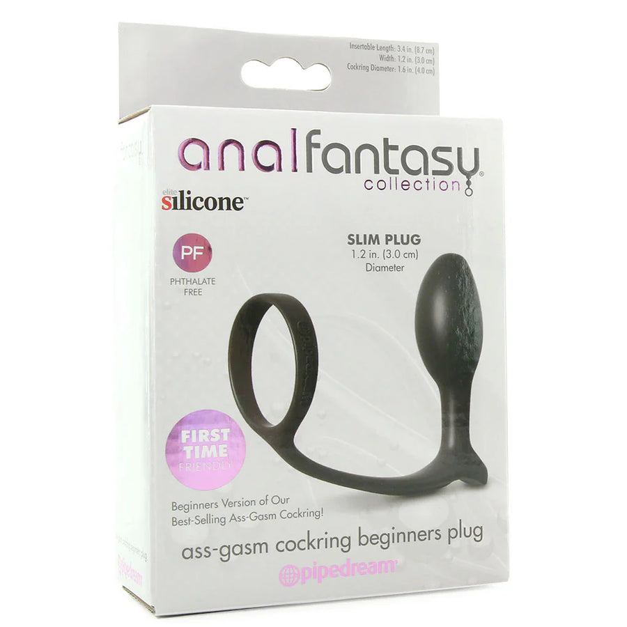 Anal Fantasy Ass-Gasm Beginner Cock Ring Plug