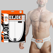 SLINGJOCK upthrust slider-strap jock, WHITE SNOW