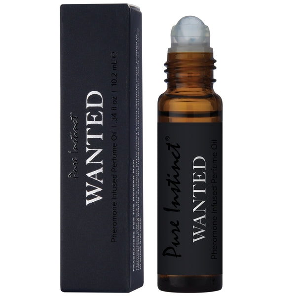 Wanted -10.2ml Pure Instinct Men's Collection Pheromone Perfume Oil