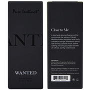 Wanted - 60ml Pure Instinct Men's Collection Pheromone Perfume