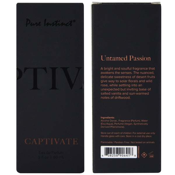 Captivate - 60ml Pure Instinct Men's Collection Pheromone Perfume