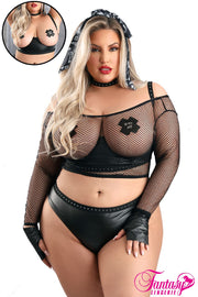 5PC Sexy Rider Set-Plus Size