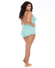 Stretch Jersey Romper -Plus Size