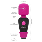 Palm Power Pocket Massager Pink