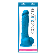 Colours Pleasures 8″ Dildo Blue