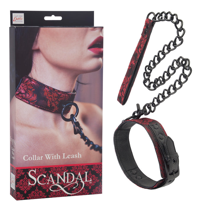 Scandal Collar with Leash