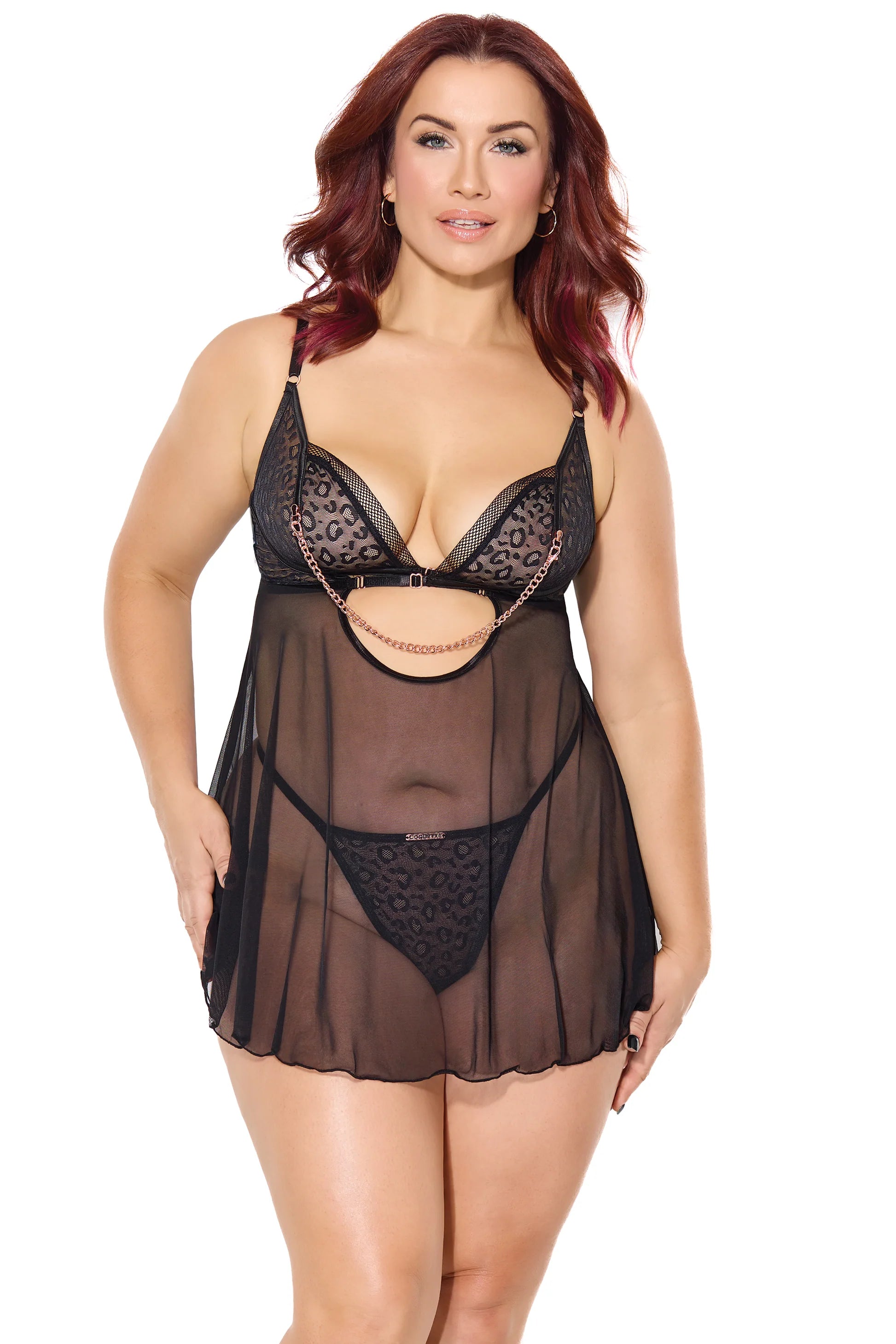 Feline Fatale Babydoll & G-String