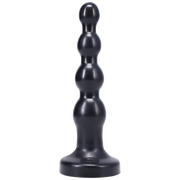 Tantus Silicone Large Ripple Butt Plug Black