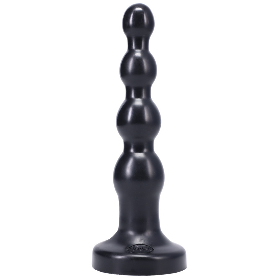 Tantus Silicone Large Ripple Butt Plug Black