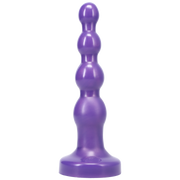 Tantus Silicone Large Ripple Butt Plug Midnight Purple