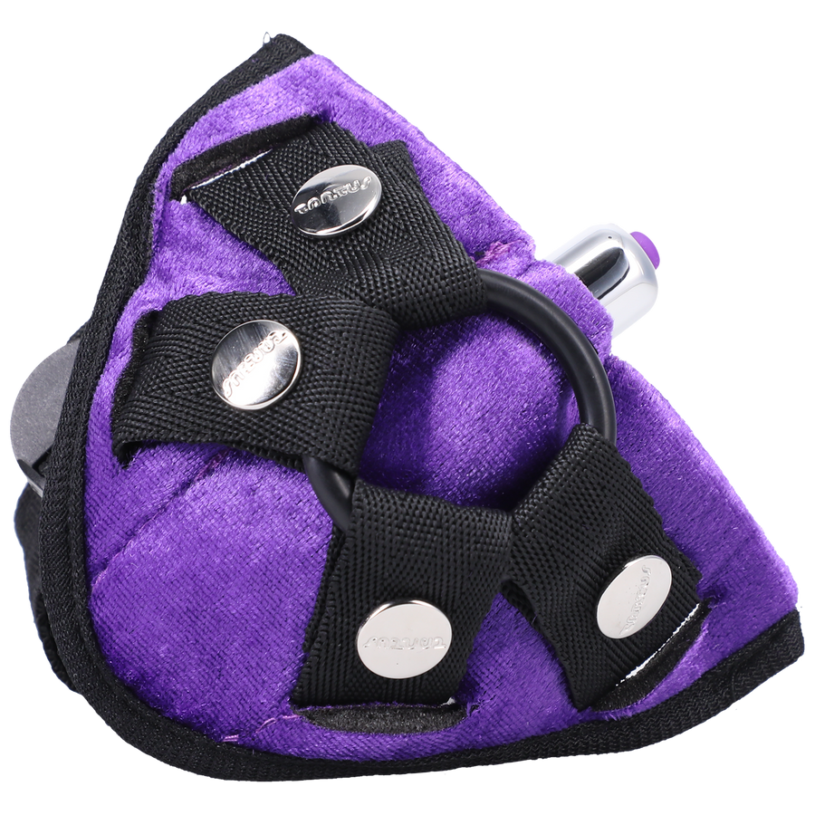 Velvet Vibrating Harness Lilac