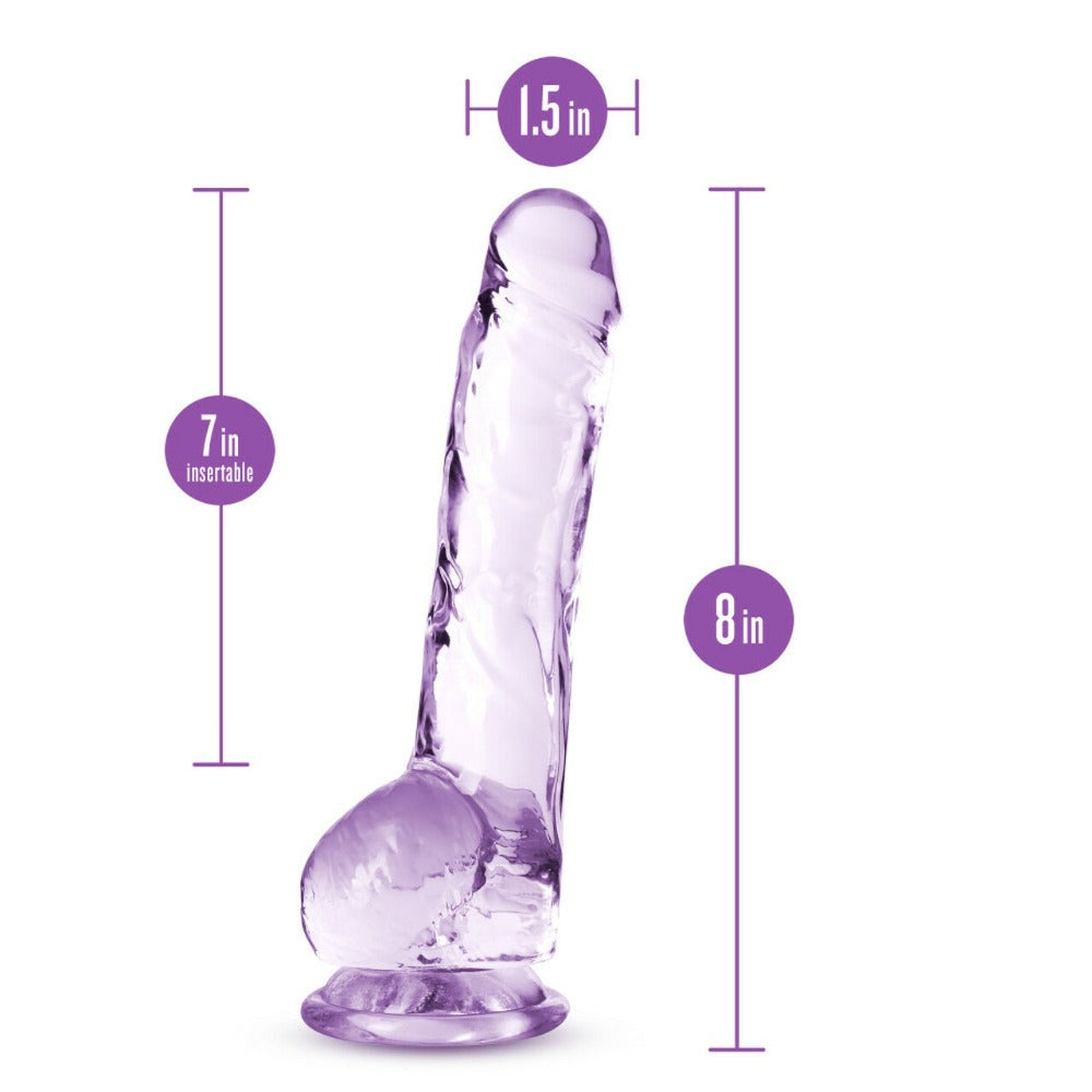 Naturally Yours - 8" Crystalline Dildo