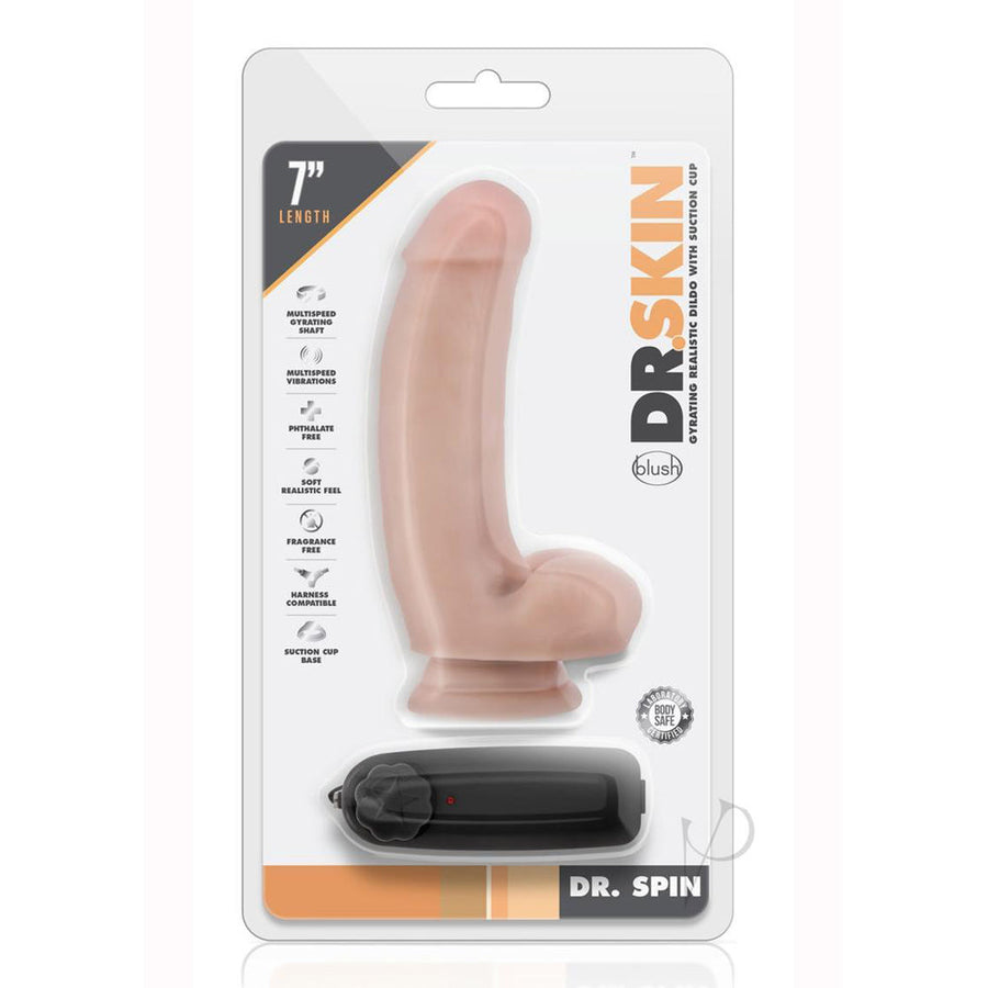 Dr Spin - 7" Multispeed Gyrating Dildo