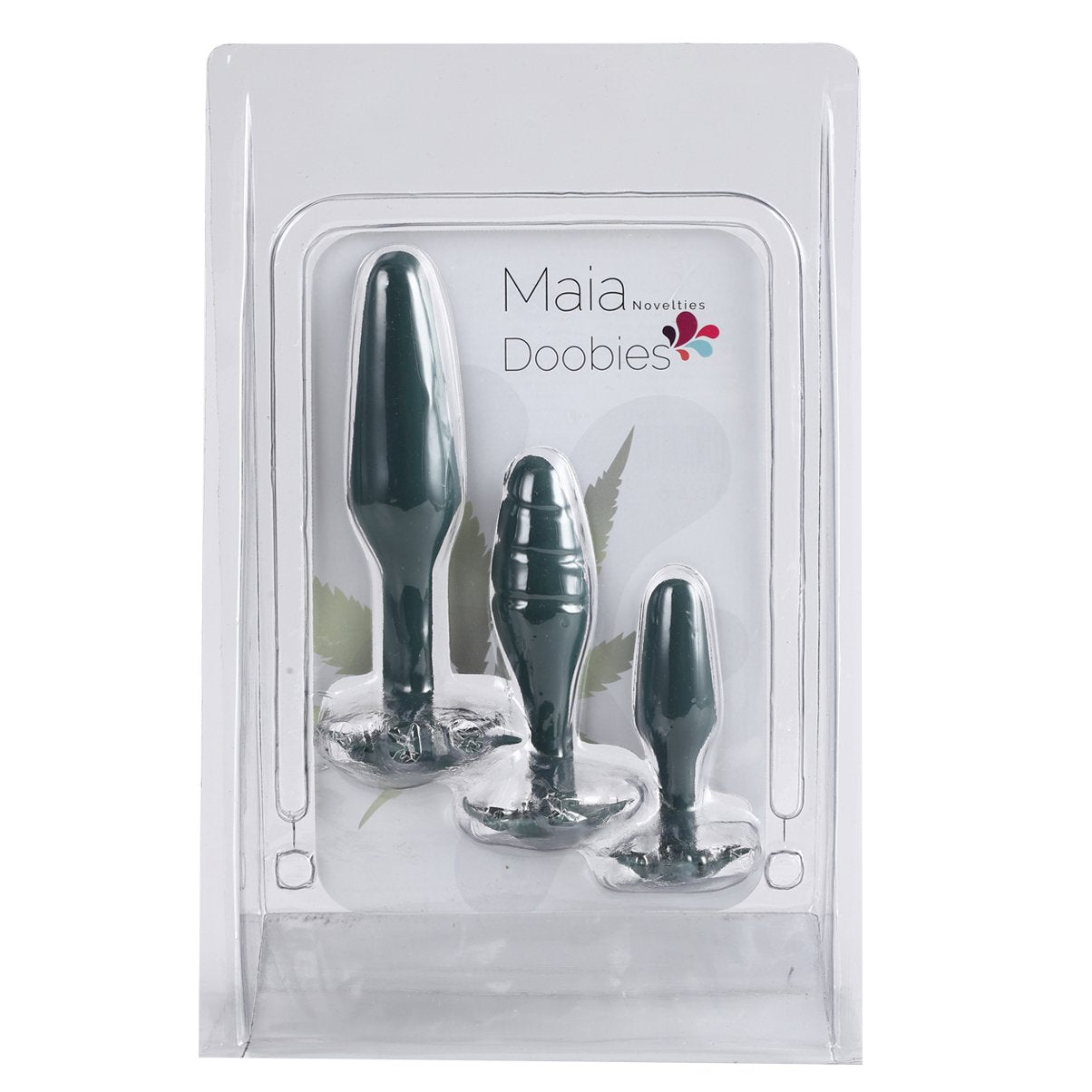 Doobies Pot Leaf Anal Trainer Set 3pc *