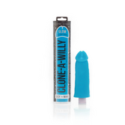 Clone-A-Willy- Vibrator Kit- Glow in the Dark - Blue