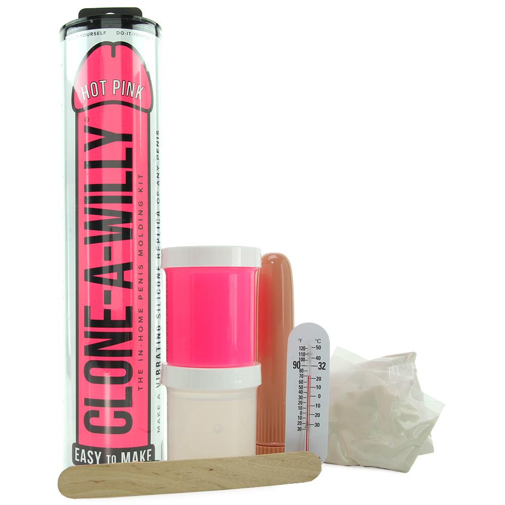 Clone-A-Willy-Vibrator Kit- Hot Pink