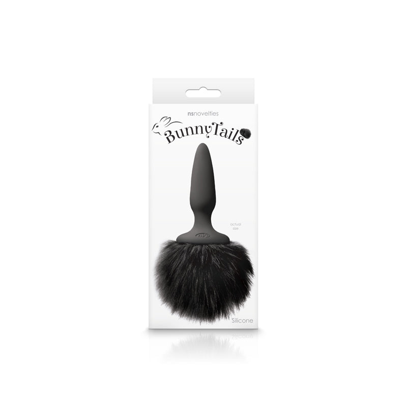 Bunny Tails Mini - Black Fur