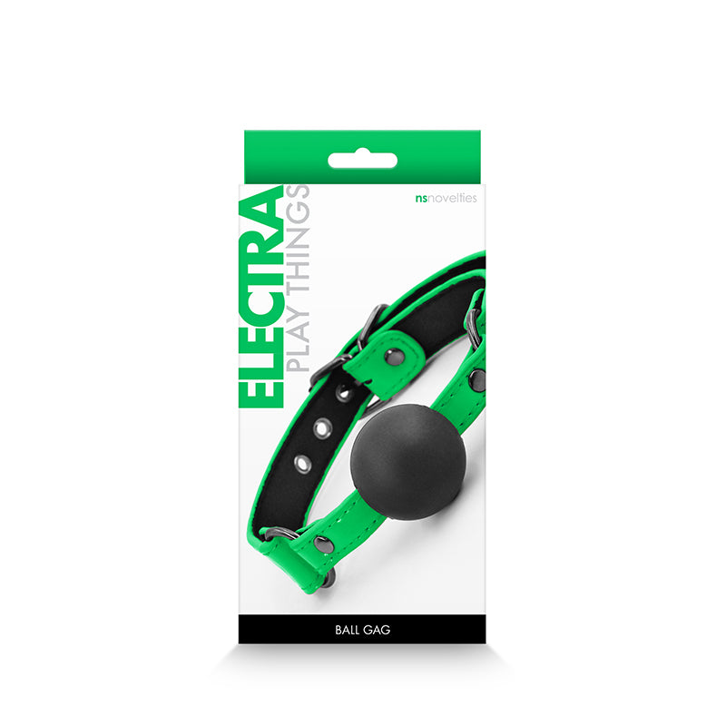 Electra Play Things Ball Gag - Green