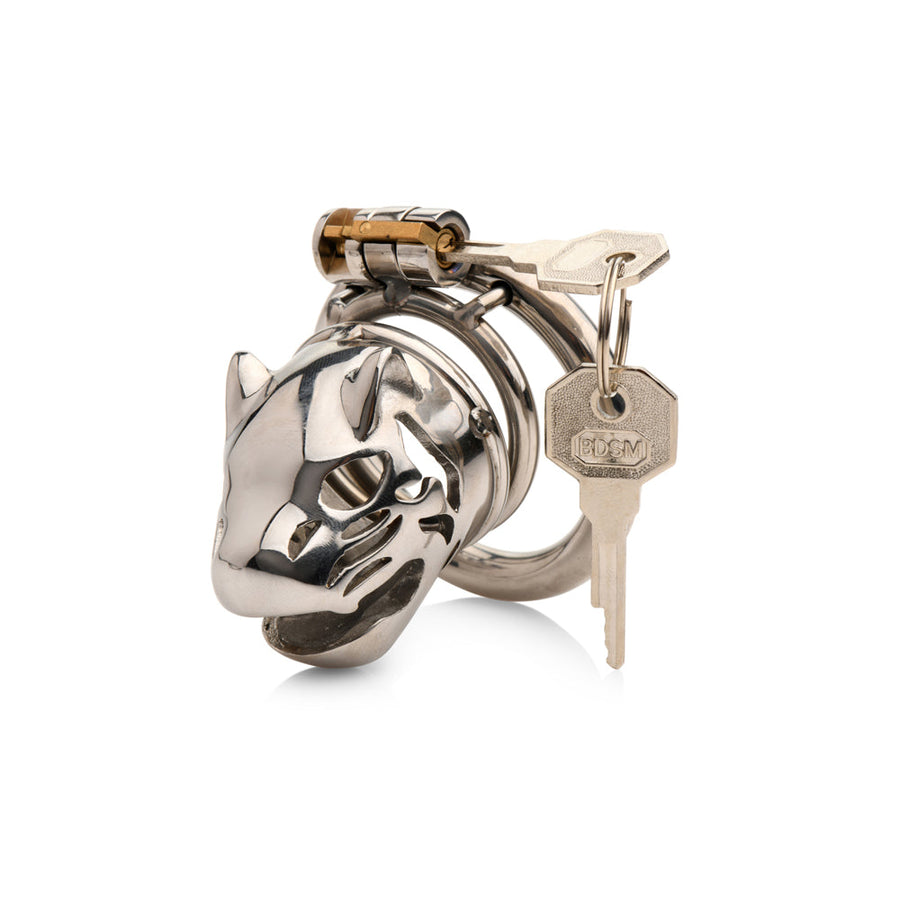 Caged Cougar Locking Chastity Cage