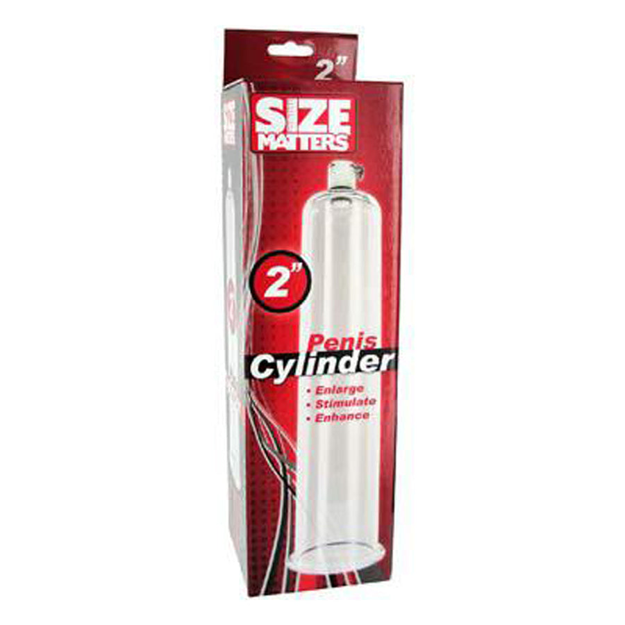 Size Matters Penis Pump Cylinder, 2 Inch x 9 Inch