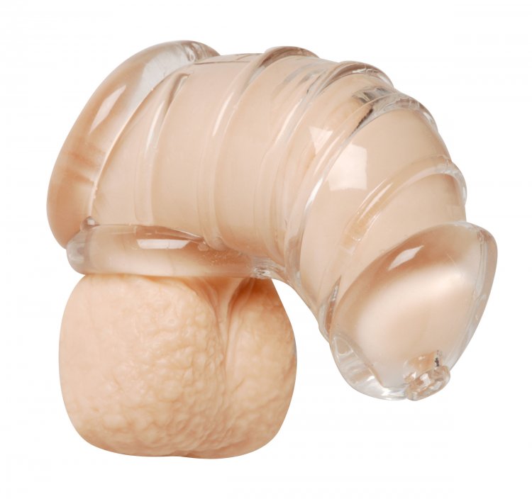 Detained Soft Body Chastity Cage - Clear