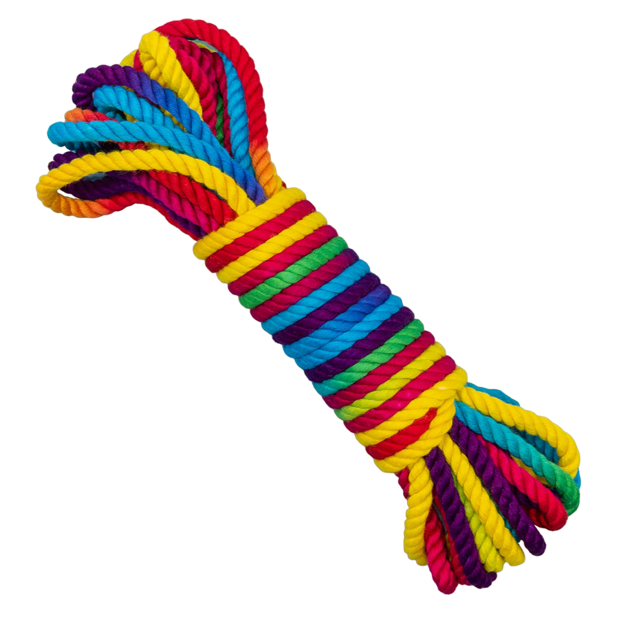 Funfetti Rainbow Bondage Rope