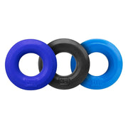 HUJ3 c-ring 3-pack,  COBALT MULTI - Tar/Cobalt/Aqua