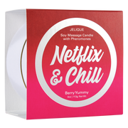 MOOD CANDLES Netflix & Chill - Pheromone Massage Candle Berry Yummy 4oz | 113g