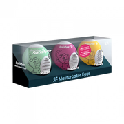 Masturbator Egg 3er Set (Riffle, Bubble, Fierce) Assorted