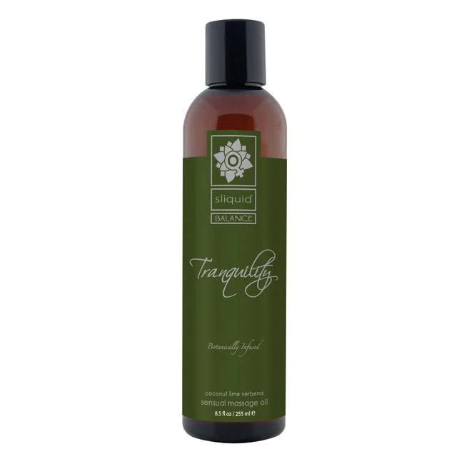 Sliquid Massage Oil Tranquility (Coconut.Lime, and Verbena)