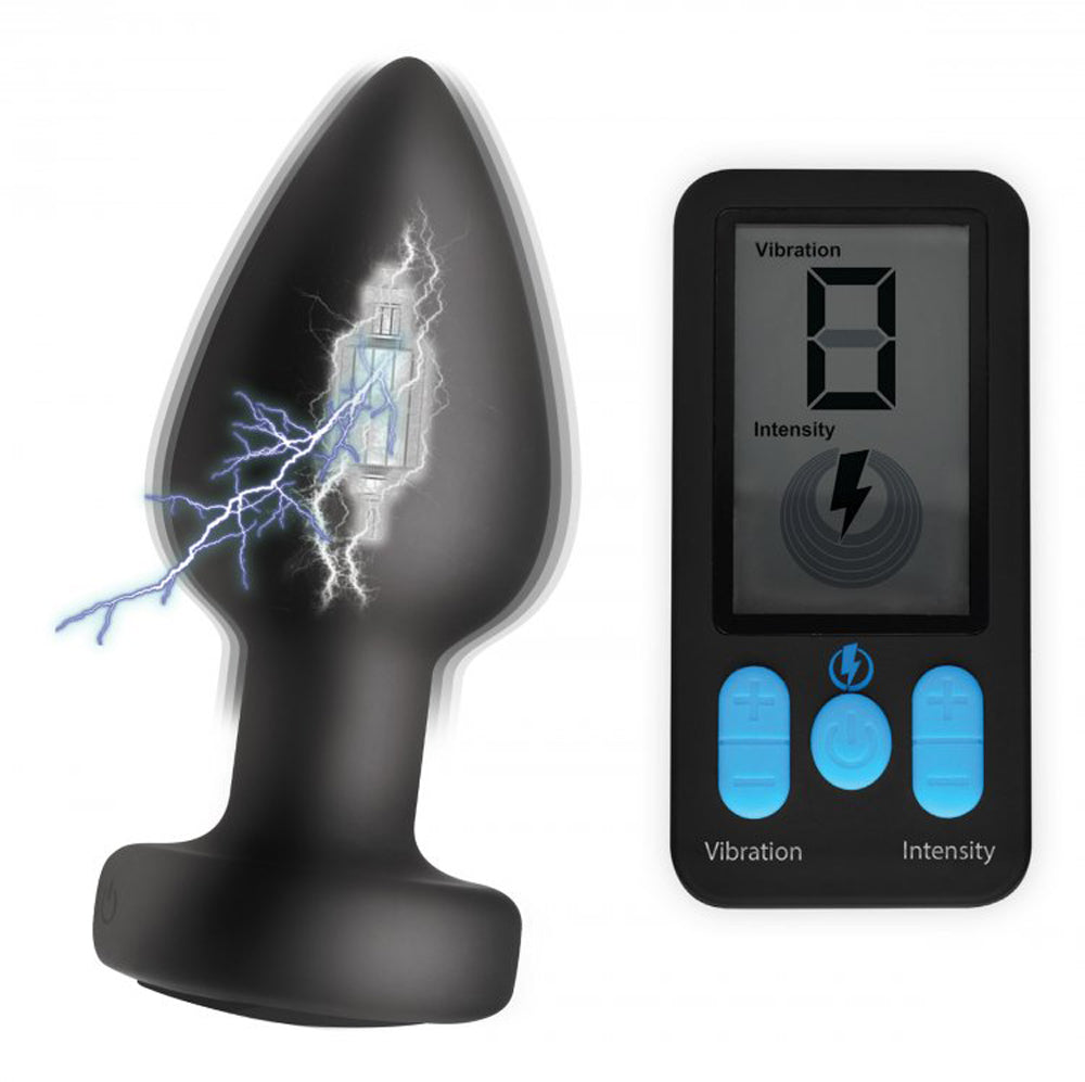 E-Stim Pro Vibrating Anal Plug w RC *